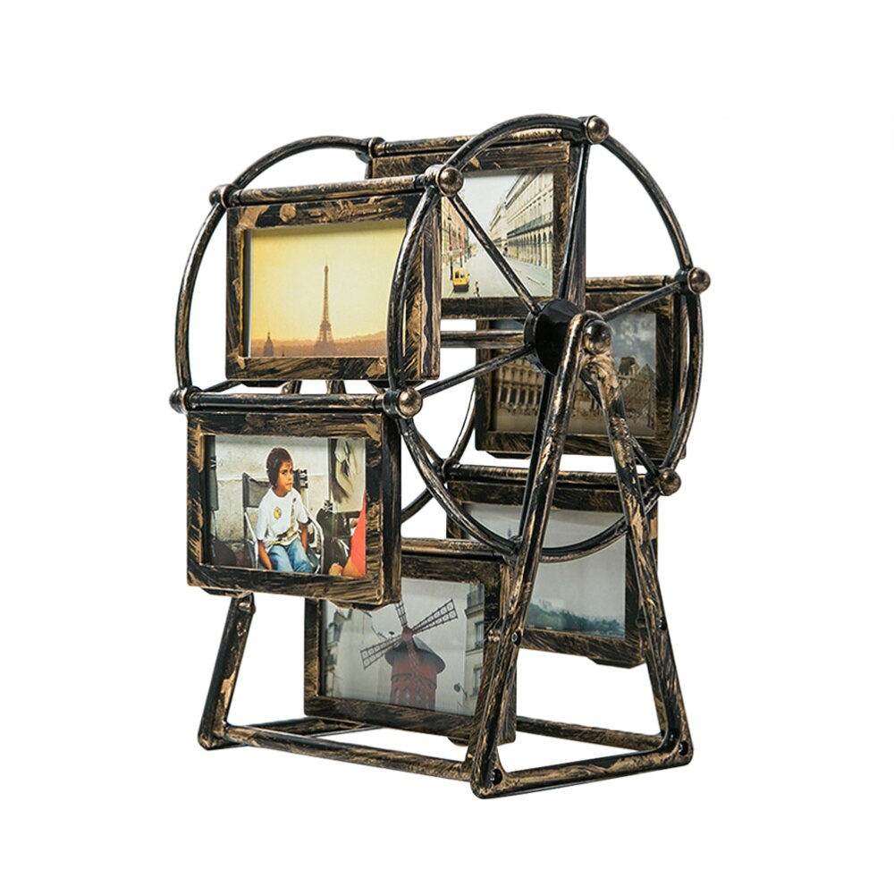 Six Frame Iron Wheel Photo Frame Six Frame Iron Wheel Photo Frame