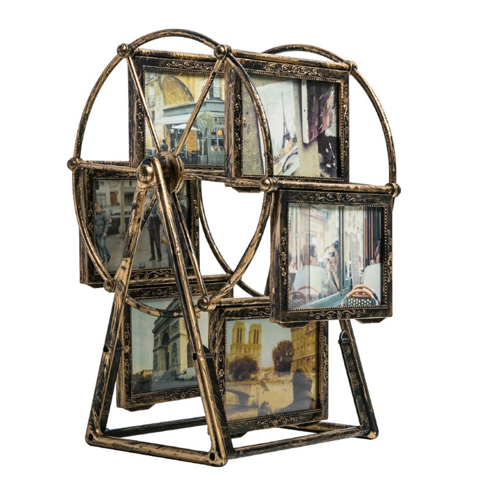 Six Frame Iron Wheel Photo Frame Six Frame Iron Wheel Photo Frame