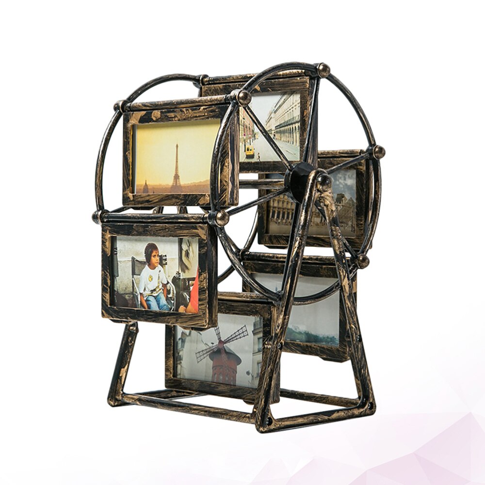 Six Frame Iron Wheel Photo Frame Six Frame Iron Wheel Photo Frame