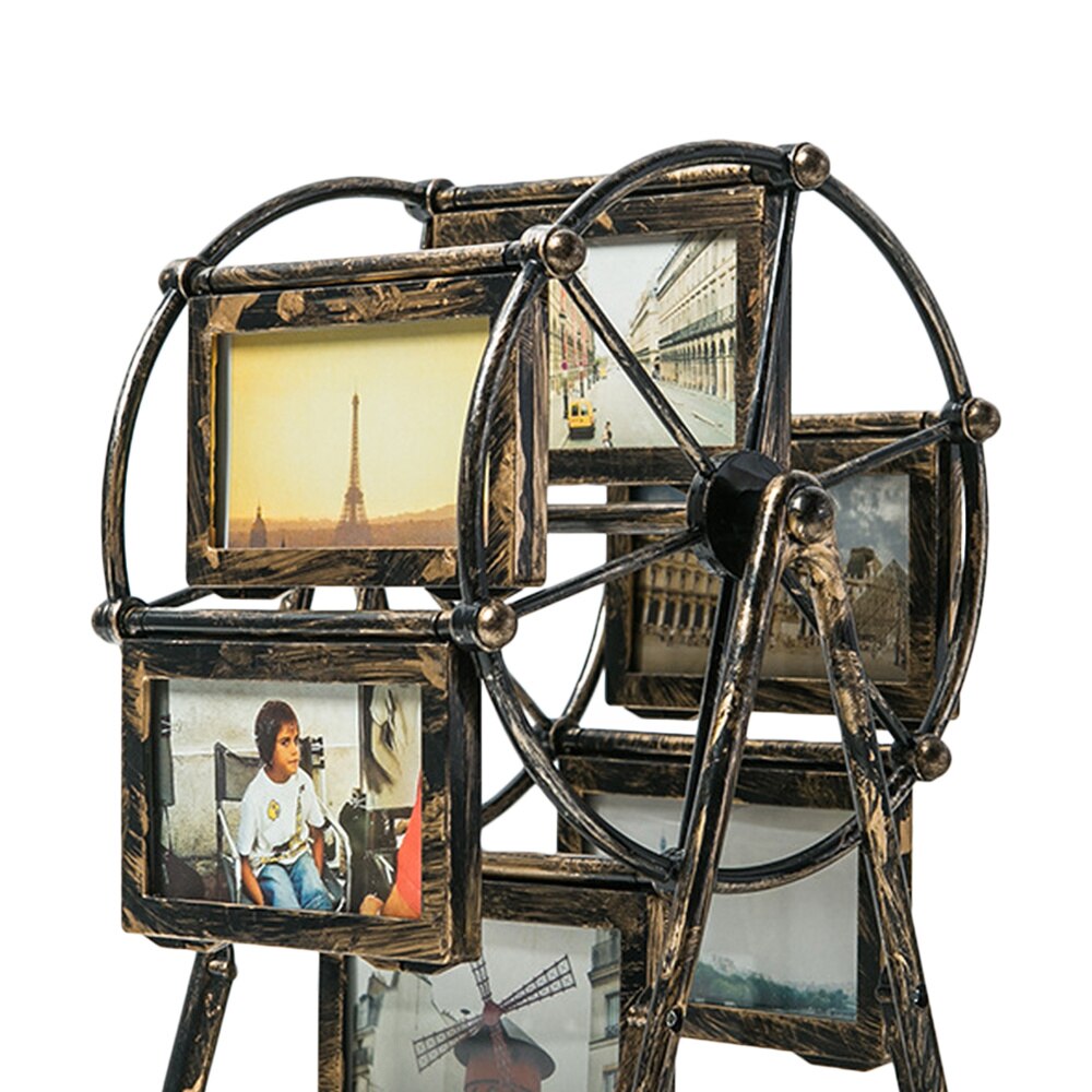 Six Frame Iron Wheel Photo Frame Six Frame Iron Wheel Photo Frame