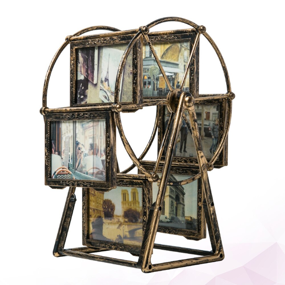Six Frame Iron Wheel Photo Frame Six Frame Iron Wheel Photo Frame