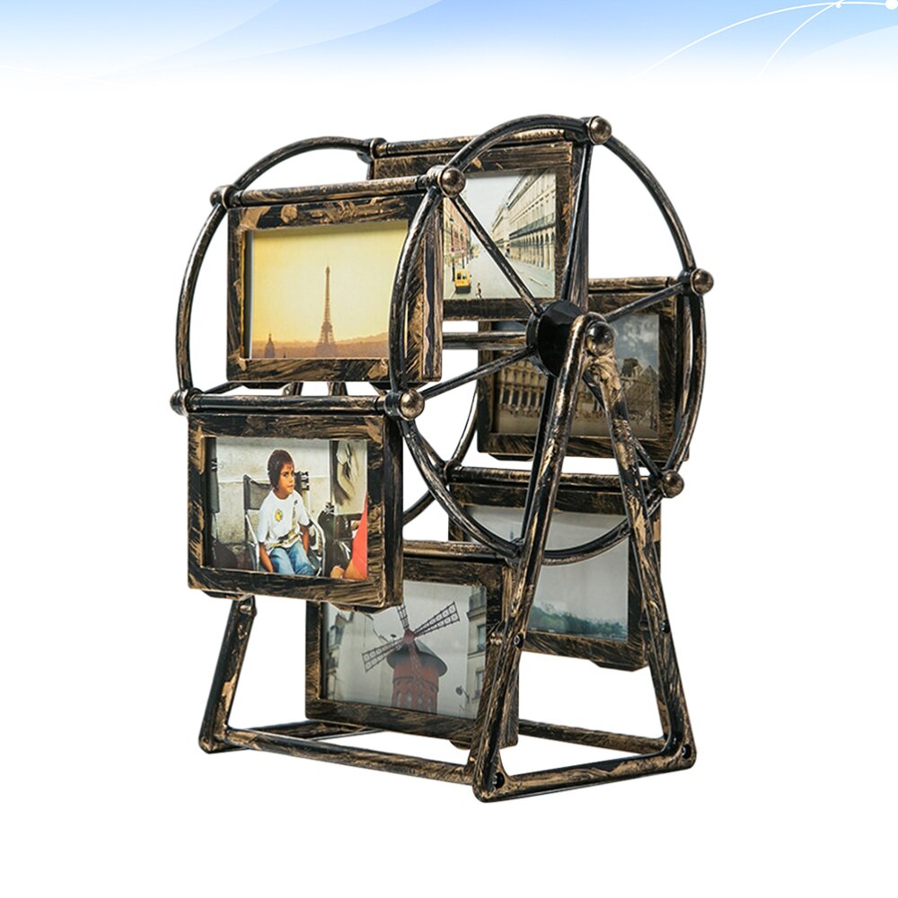 Six Frame Iron Wheel Photo Frame Six Frame Iron Wheel Photo Frame