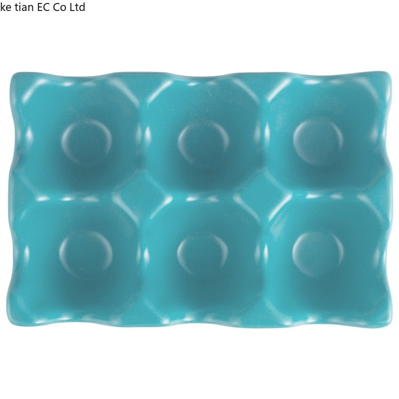 Six Grid Ceramic Egg Carton