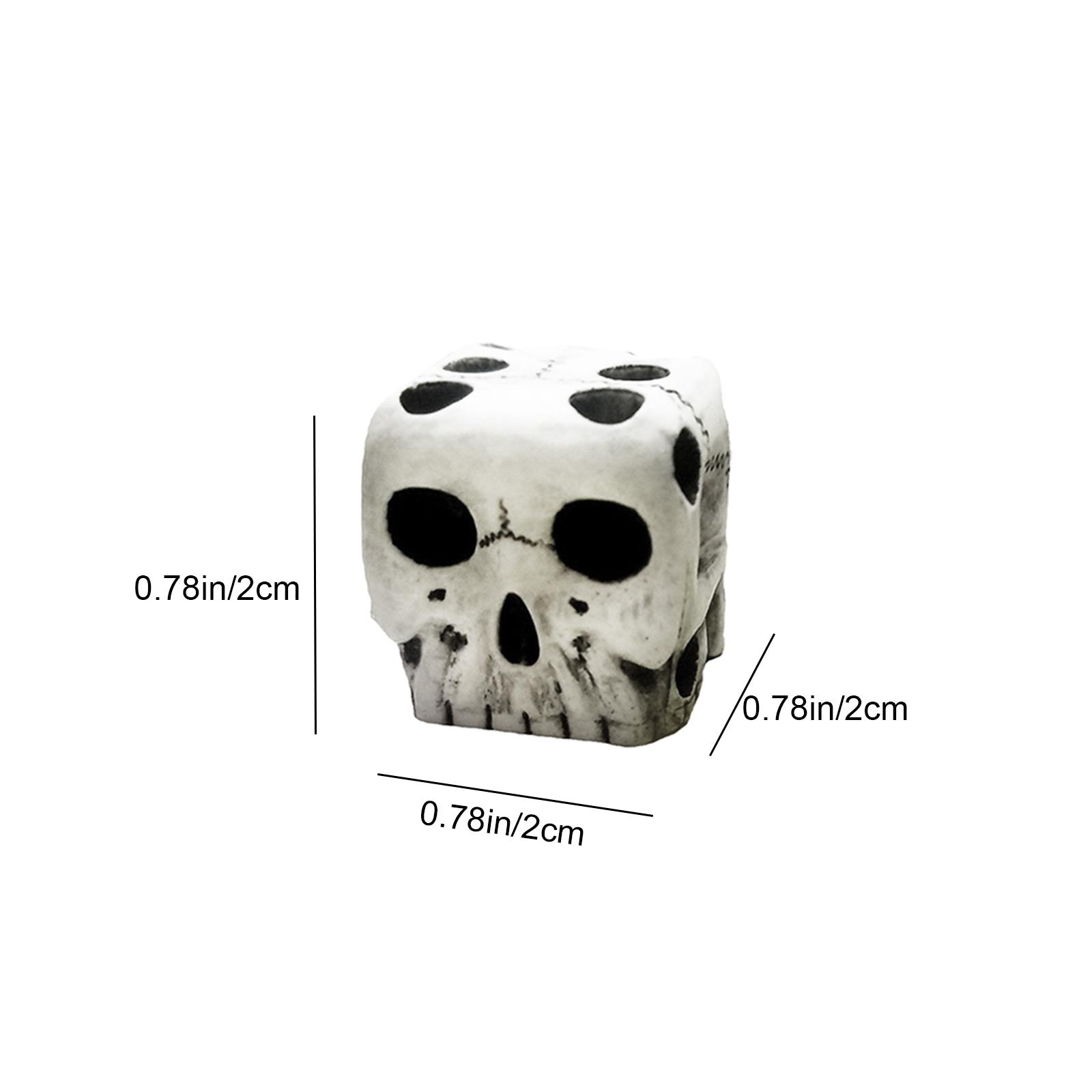 Six Sided Resin Skeleton Dice (5 pcs) Six Sided Resin Skeleton Dice (5 pcs)