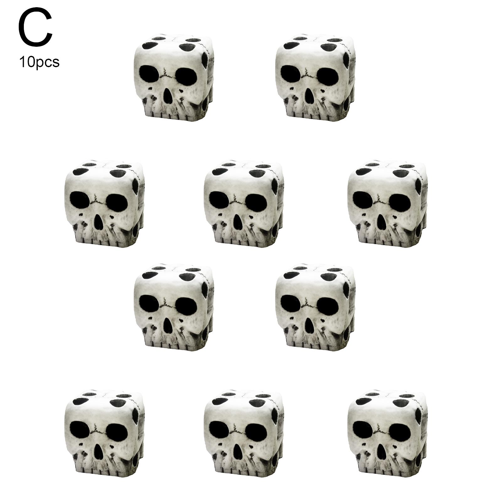 Six Sided Resin Skeleton Dice (5 pcs) Six Sided Resin Skeleton Dice (5 pcs)