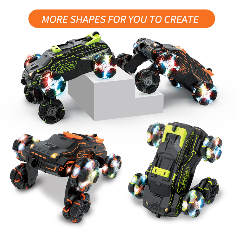 Six Wheel Spray RC Stunt Car 4WD Swing Arm Drift Vehicle Gesture Induction Deformation Remote Control Car with Light Six Wheel Spray RC Stunt Car 4WD Swing Arm Drift Vehicle Gesture Induction Deformation Remote Control Car with Light