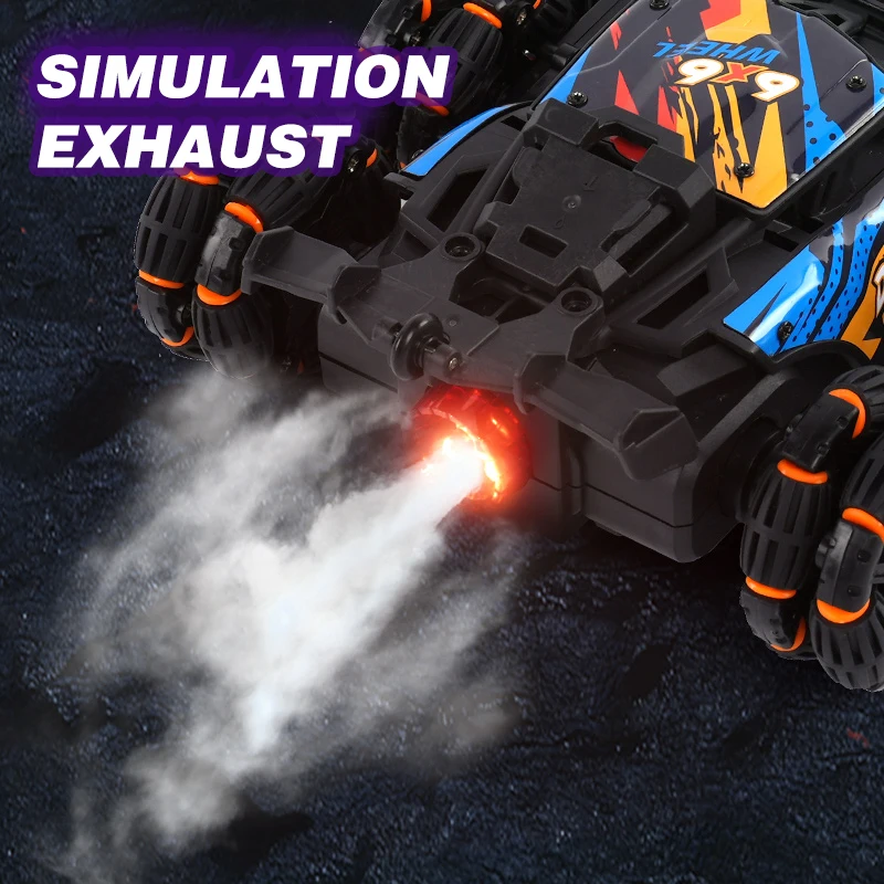 Six Wheels RC Car Toy Spray Twisting Stunt Drift Car Remote Controlled Cars RC Toys for Children Adults Remote