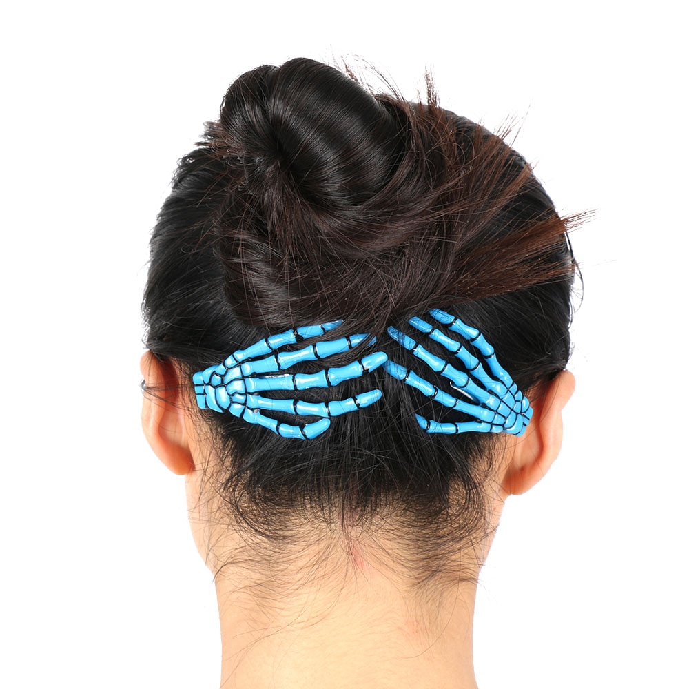 Skeleton Hand Hair Clips Halloween Accessories (2 pcs) Skeleton Hand Hair Clips Halloween Accessories (2 pcs)