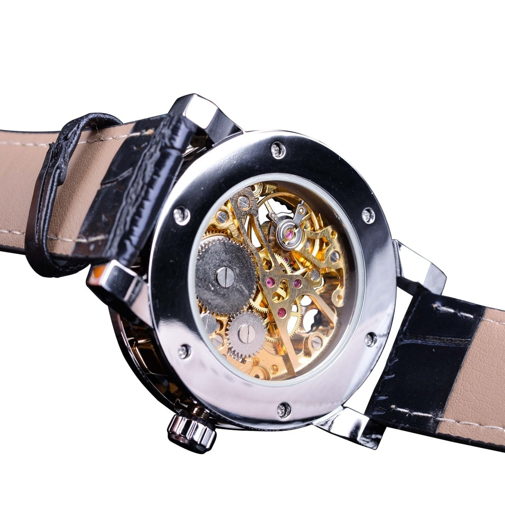 Skeleton Watch Rhinestone Timepiece Skeleton Watch Rhinestone Timepiece