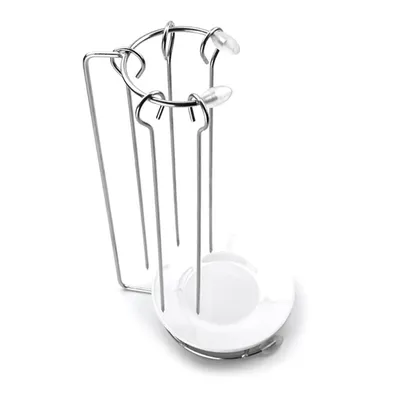 Skewer Stand with Dripping Plate with Metal Skewers Skewer Stand with Dripping Plate with Metal Skewers