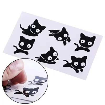 Skin Friendly Black Cat Temporary Tattoos Skin Friendly Black Cat Temporary Tattoos