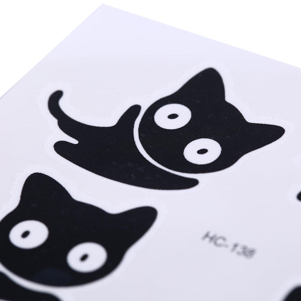 Skin Friendly Black Cat Temporary Tattoos Skin Friendly Black Cat Temporary Tattoos