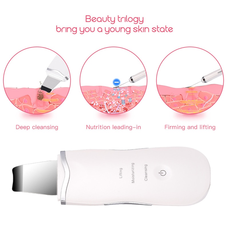 Skin Spatula Ultrasonic Exfoliator Skin Spatula Ultrasonic Exfoliator