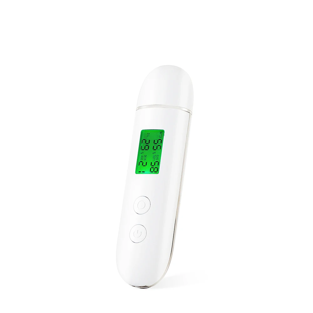 Skin Tester Face Skin Moisture Oil Content Skin Analyzer Skin Water Cheek Elastic Skin Age Test Meter Fluorescent Agent