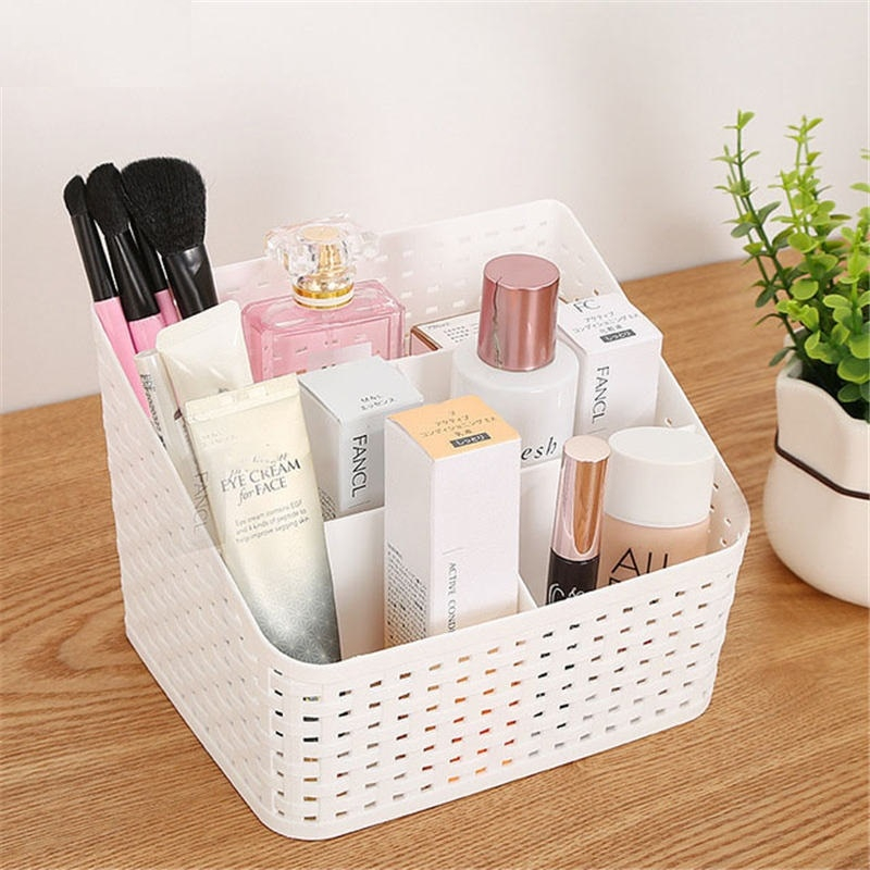 Skincare Organizer Multi-Compartment Box