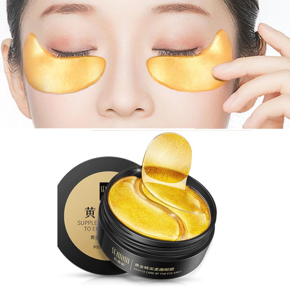 Skincare Products 24K Gold Hyaluronic Acid Eye Mask Remove Dark Eye Circles Collagen Eye Patches Korean Face Care