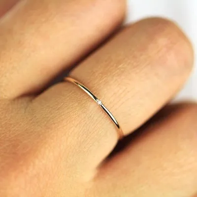 Skinny Ring Minimalist Jewelry Skinny Ring Minimalist Jewelry
