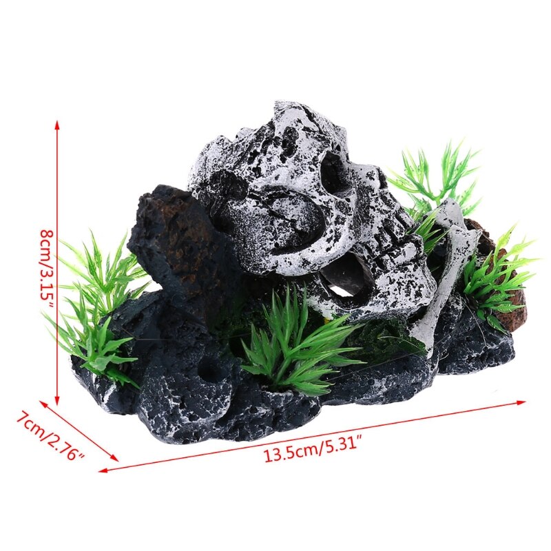 Skull Aquarium Decor Resin Ornament Skull Aquarium Decor Resin Ornament