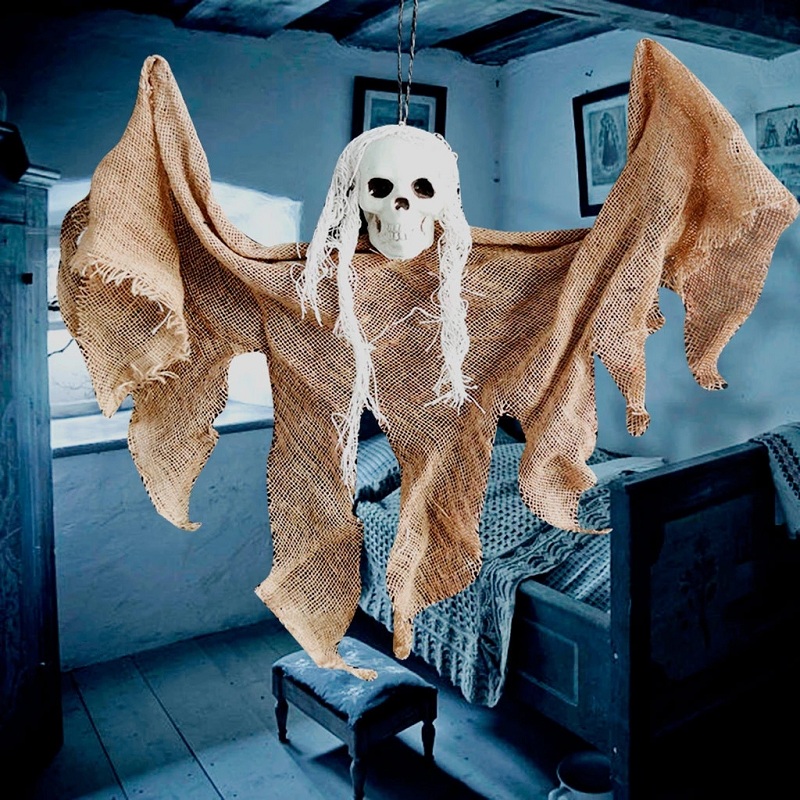 Skull Head Halloween Hanging Decor Skull Head Halloween Hanging Decor