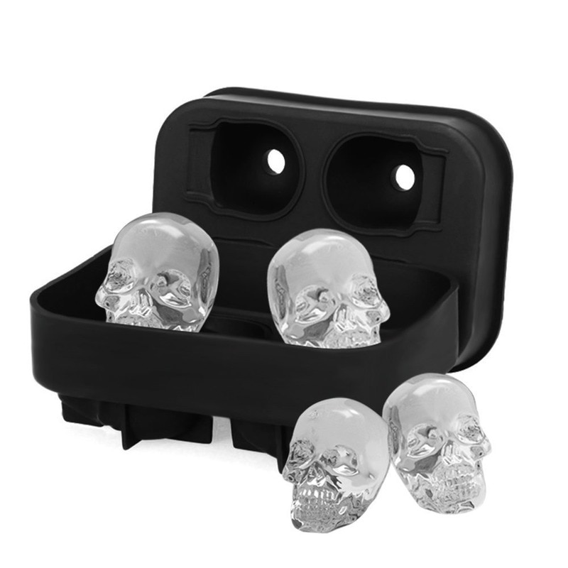 Skull Ice Mold Silicone Shaper Skull Ice Mold Silicone Shaper