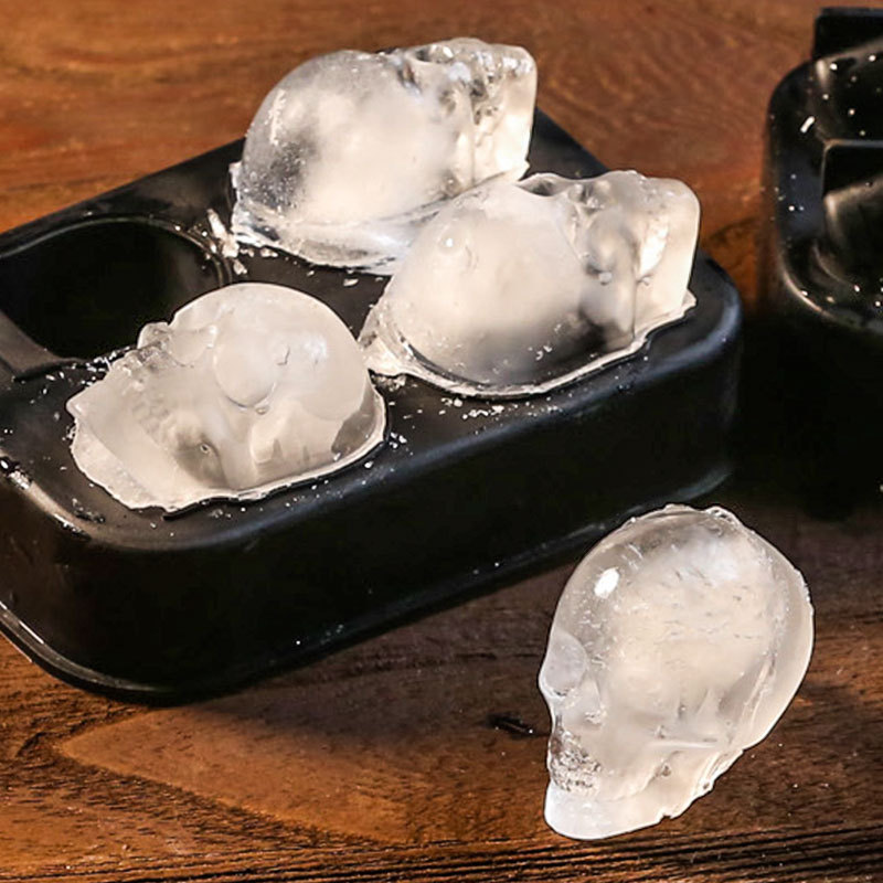Skull Ice Mold Silicone Shaper Skull Ice Mold Silicone Shaper