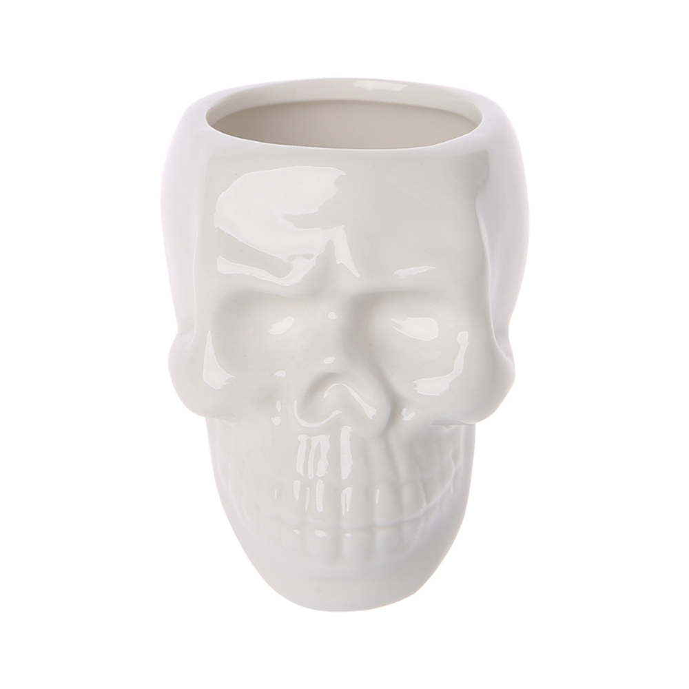 Skull Plant Pot Ceramic Decor
