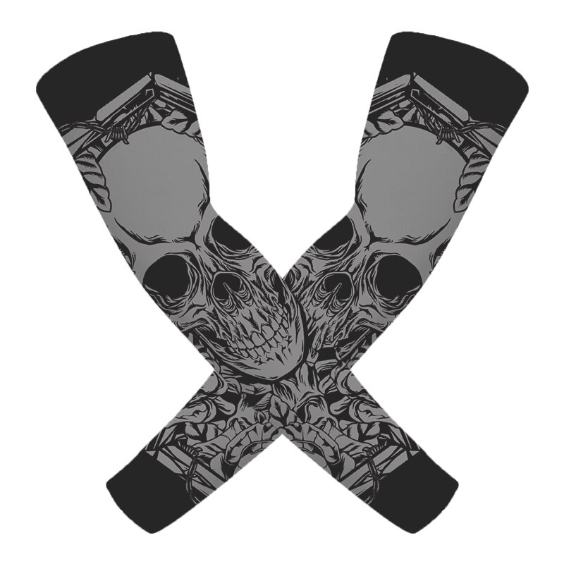 Skull Tattoo Sleeves UV Arm Protection (2 pcs) Skull Tattoo Sleeves UV Arm Protection (2 pcs)