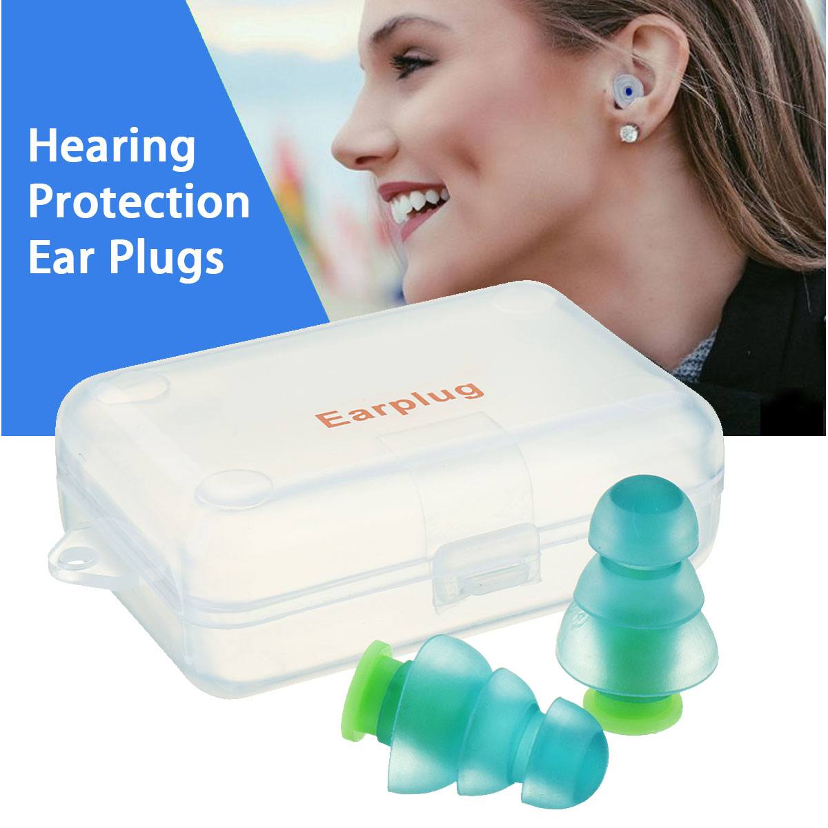 Sleep Earplugs 1 Pair Silicone Plugs Sleep Earplugs 1 Pair Silicone Plugs