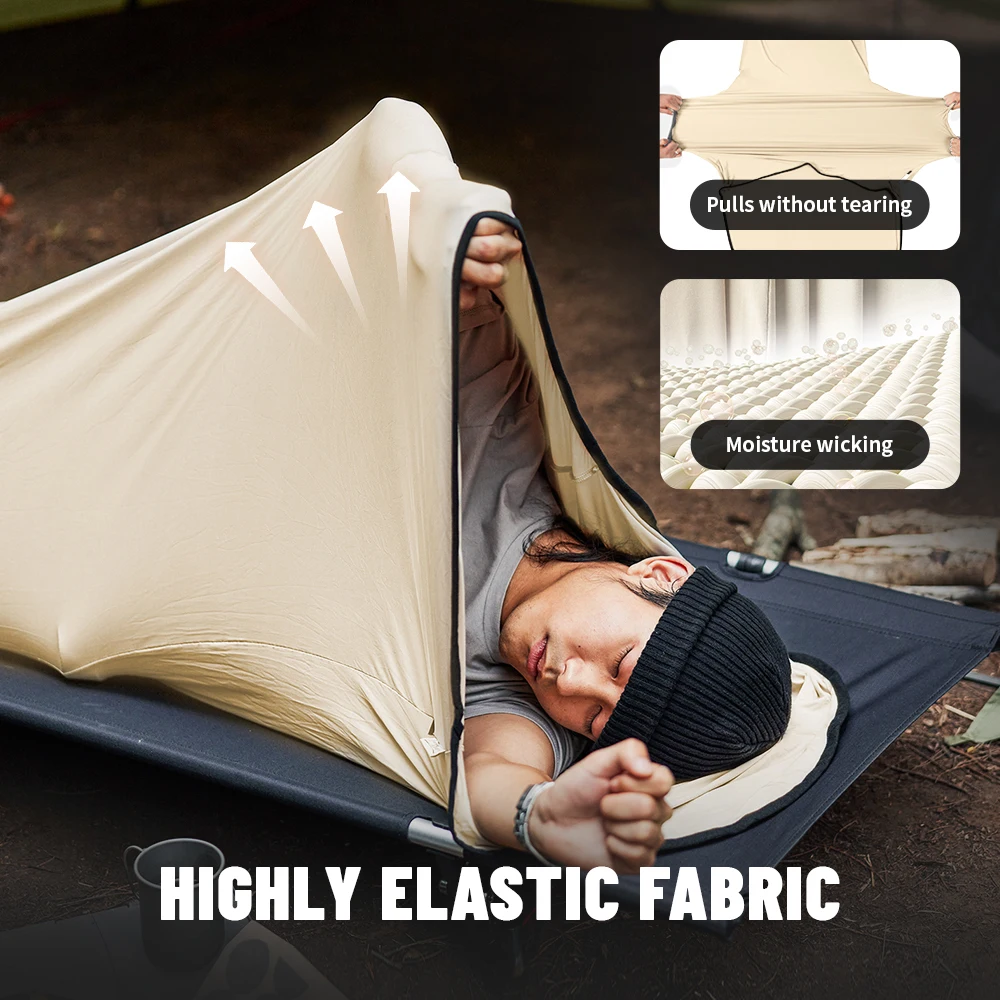 Sleeping Bag Liner Ultralight High Elastic Sleeping Bag Liner Outdoor Camping Travel Hotel Sleeping Bag Liner