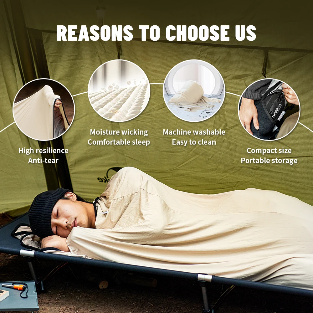 Sleeping Bag Liner Ultralight High Elastic Sleeping Bag Liner Outdoor Camping Travel Hotel Sleeping Bag Liner
