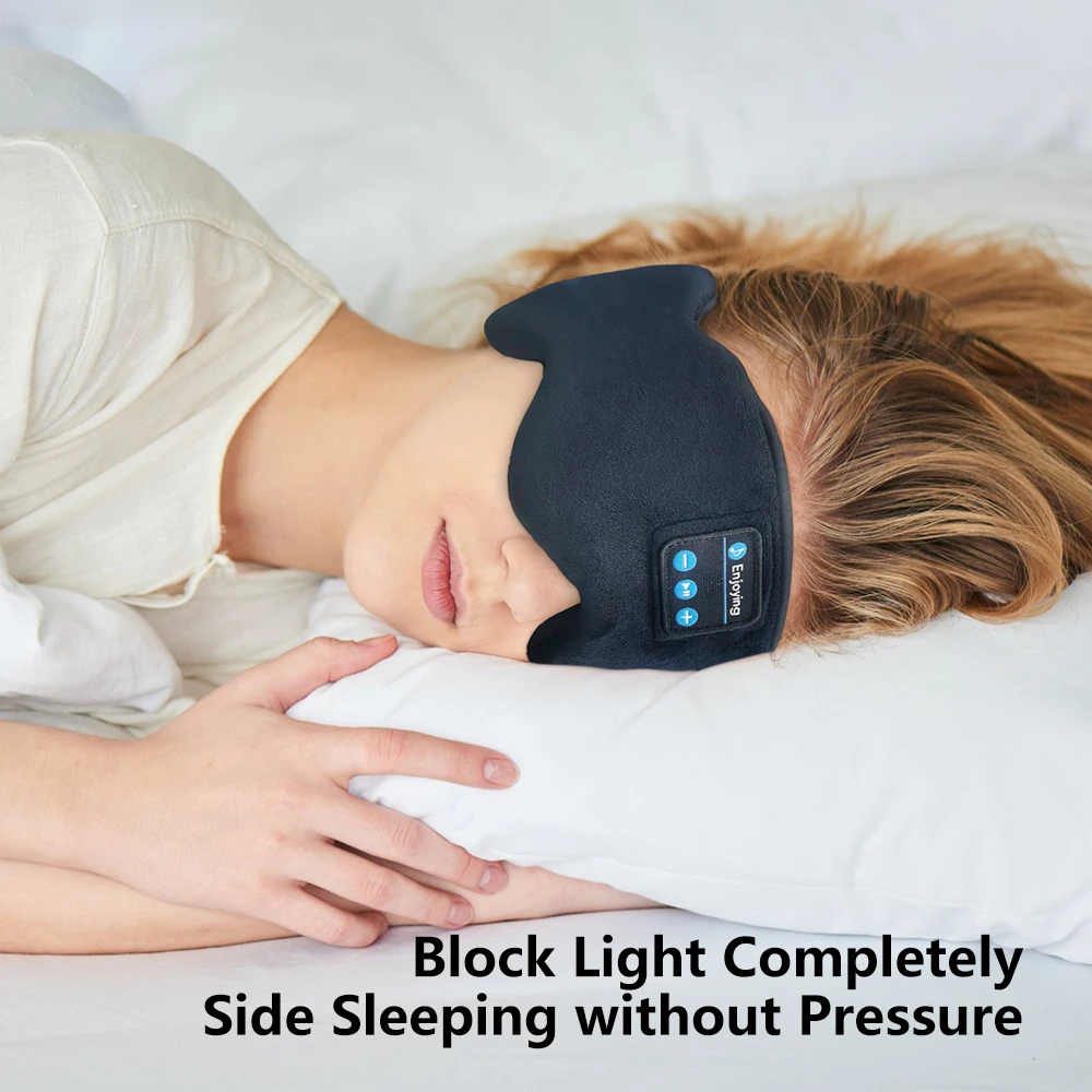 Sleeping Mask With Bluetooth 5.3 Headphones For Sleeping Sleep Shade For Women Men Fone De Ouvido Bluetooth Wireless Sleeping Mask With Bluetooth 5.3 Headphones For Sleeping Sleep Shade For Women Men Fone De Ouvido Bluetooth Wireless