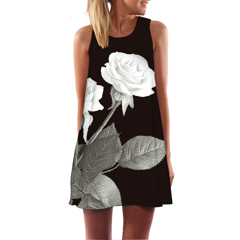 Sleeveless Dress Printed Collection Sleeveless Dress Printed Collection