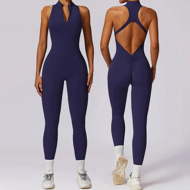 Sleeveless Women's Yoga Jumpsuit Sleeveless Women's Yoga Jumpsuit