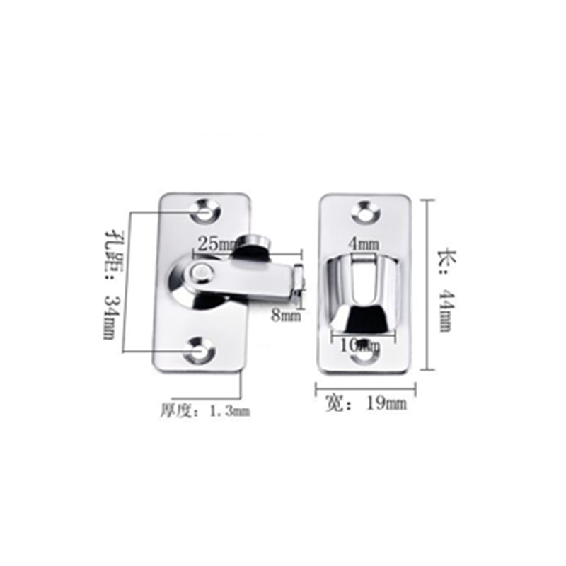 Sliding Door Lock Stainless Steel Lock
