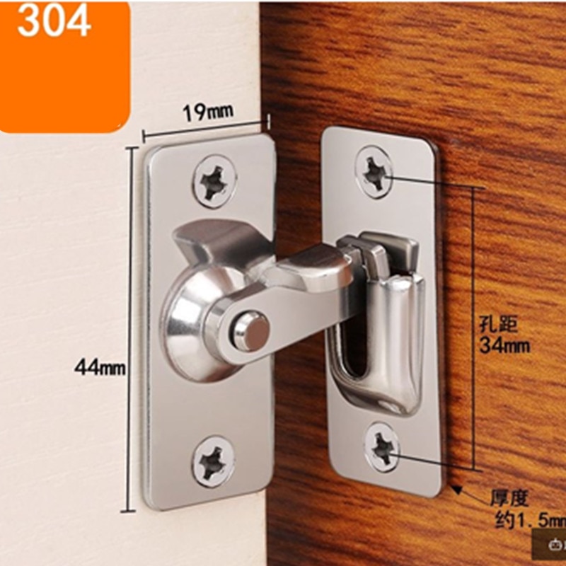Sliding Door Lock Stainless Steel Lock