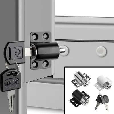 Sliding Door Window Locks With 2 Keys Baby Child Safety Protection Antitheft Door Window Security Lock Catches Set Sliding Door Window Locks With 2 Keys Baby Child Safety Protection Antitheft Door Window Security Lock Catches Set
