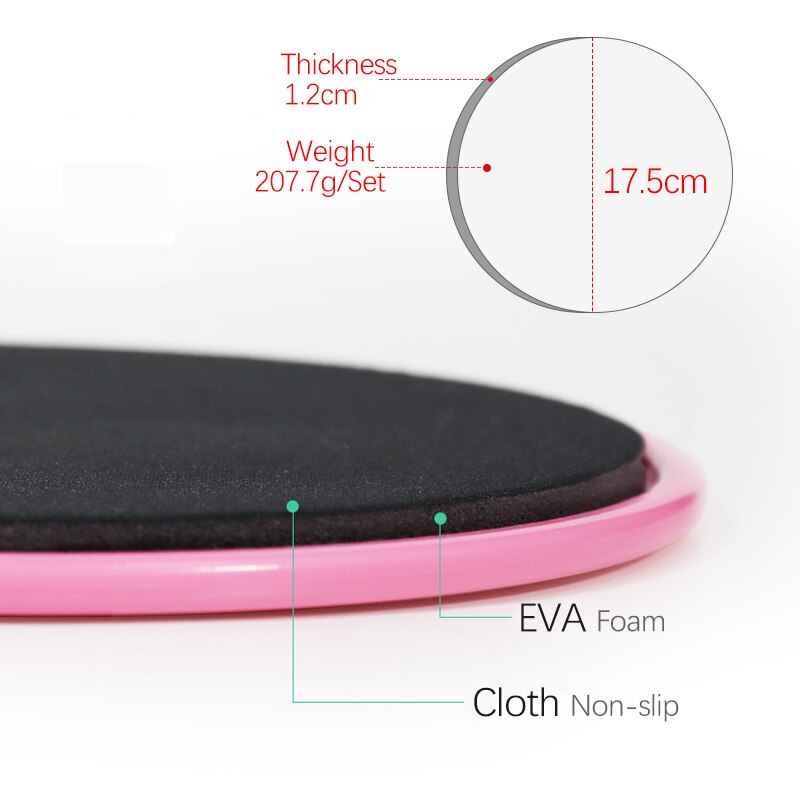 Sliding Exercise Discs Core Sliders (2Pcs)