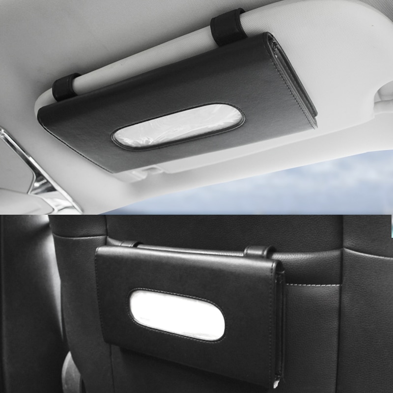 Slim Leather Visor Tissue Holder Slim Leather Visor Tissue Holder