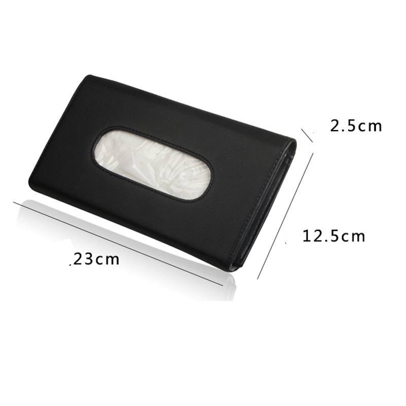 Slim Leather Visor Tissue Holder Slim Leather Visor Tissue Holder