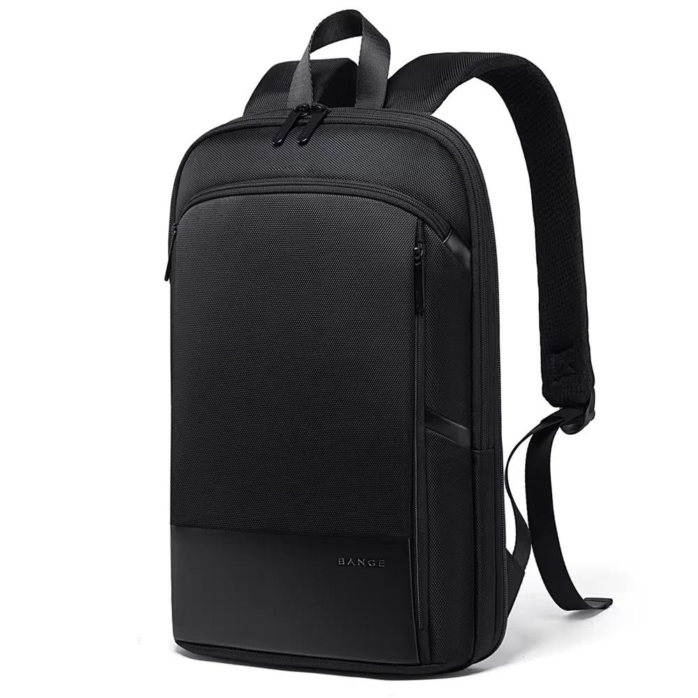 Slim Men Business Expandable Waterproof 15.6″ Laptop Backpack Fashion Male Travel Light Scalable Shoulder Bags for Men
