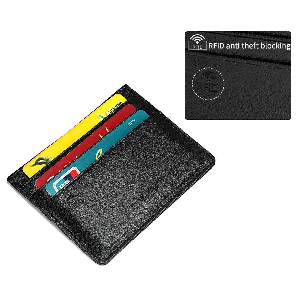 Slim RFID Leather Card Holder Slim RFID Leather Card Holder