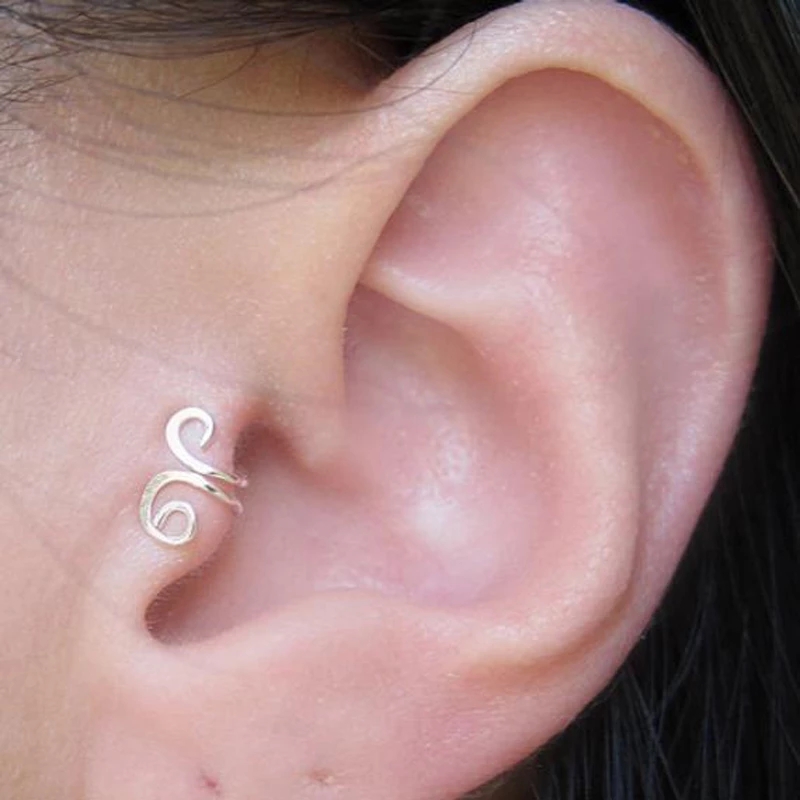Slimming Earrings Healthcare Weight Loss Non Piercing Clip Earrings Slimming Healthy Stimulating Acupoints Gallstone