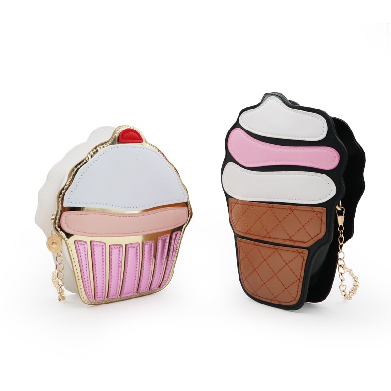 Sling Bag for Kids Cupcake Ice Cream Design Sling Bag for Kids Cupcake Ice Cream Design