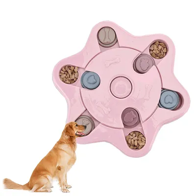 Slow Feeder Interactive Dog Food Puzzle Bowl
