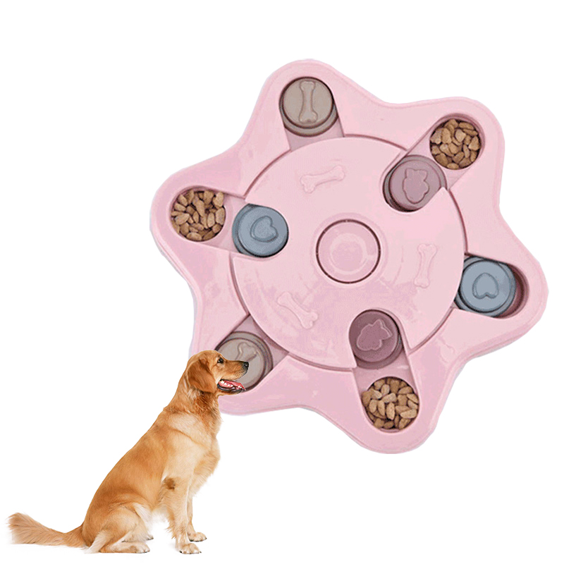 Slow Feeder Interactive Dog Food Puzzle Bowl