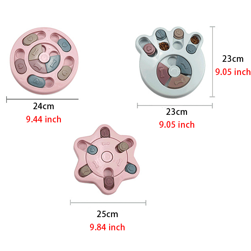 Slow Feeder Interactive Dog Food Puzzle Bowl