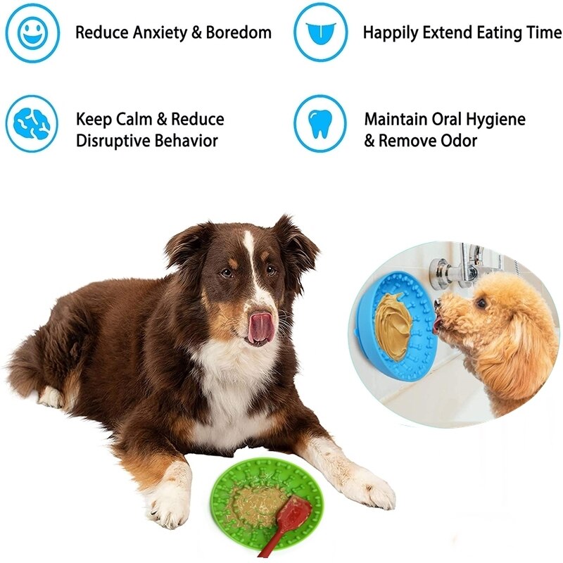 Slow Feeder Suction Lick Mat for Dogs