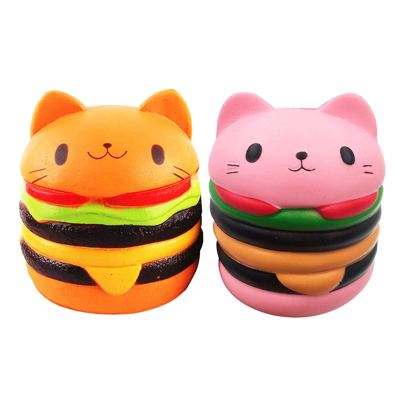 Slow Rising Squeeze Toy Cat Burger Squishy Slow Rising Squeeze Toy Cat Burger Squishy