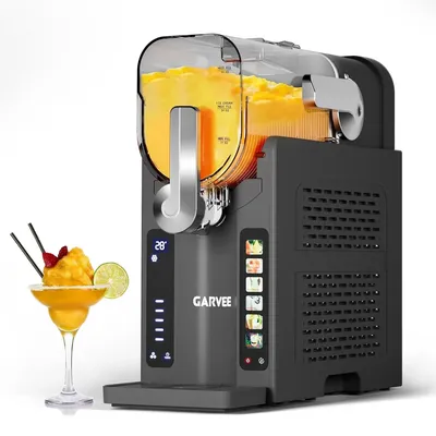 Slushie Machine for Home No Ice Needed,Frozen Drink Maker with LED Display & 6 Pre-Set Programs,Quiet Compressor Slushy