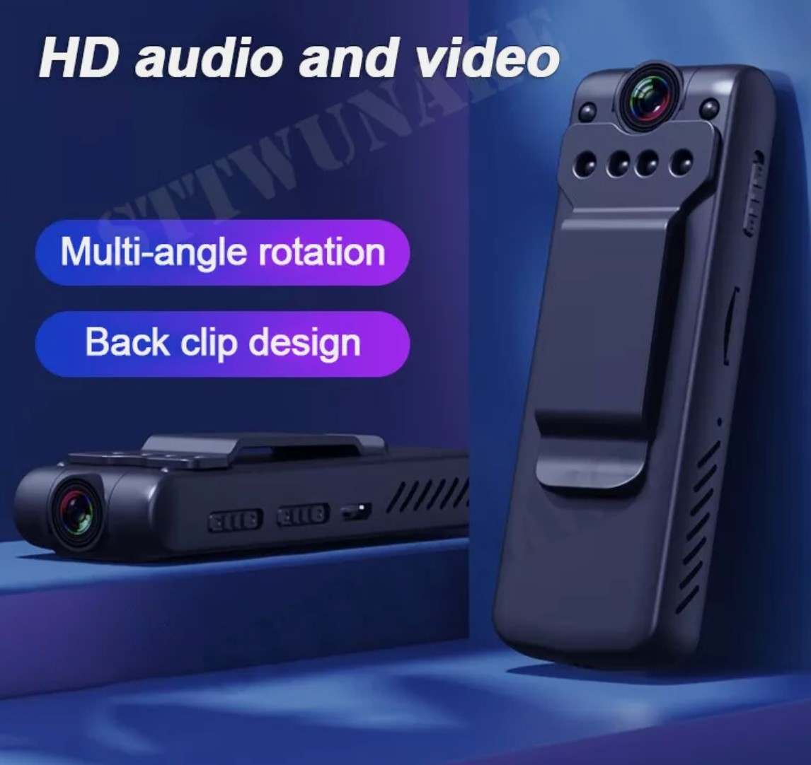 Small 1080P Micro Cam Secret Wearable Mini Camera Video Voice Recorder Body Cam Sport Clip